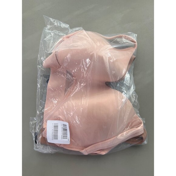 Rhonda Shear 2 Pack Molded Cup Bra with Wrap Back Size 1X Pink Beige 622.10 - Picture 4 of 10